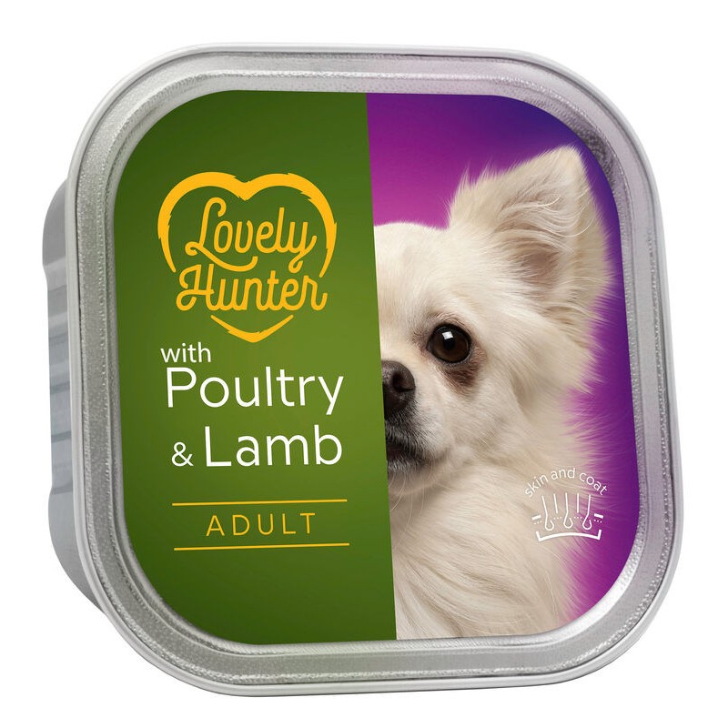 Lovely Hunter Dog Adult Poultry & Lamb Консерви для дорослих собак з домашнім птахом та ягням