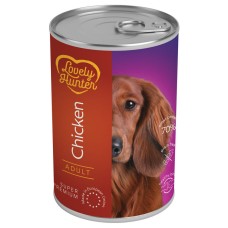 Lovely Hunter Dog Adult Chicken Консерви для дорослих собак з куркою у банку