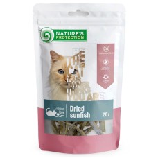 Nature's Protection Cat Adult Snack Dried Sunfish Ласощі для дорослих кішок із сушеними окунями