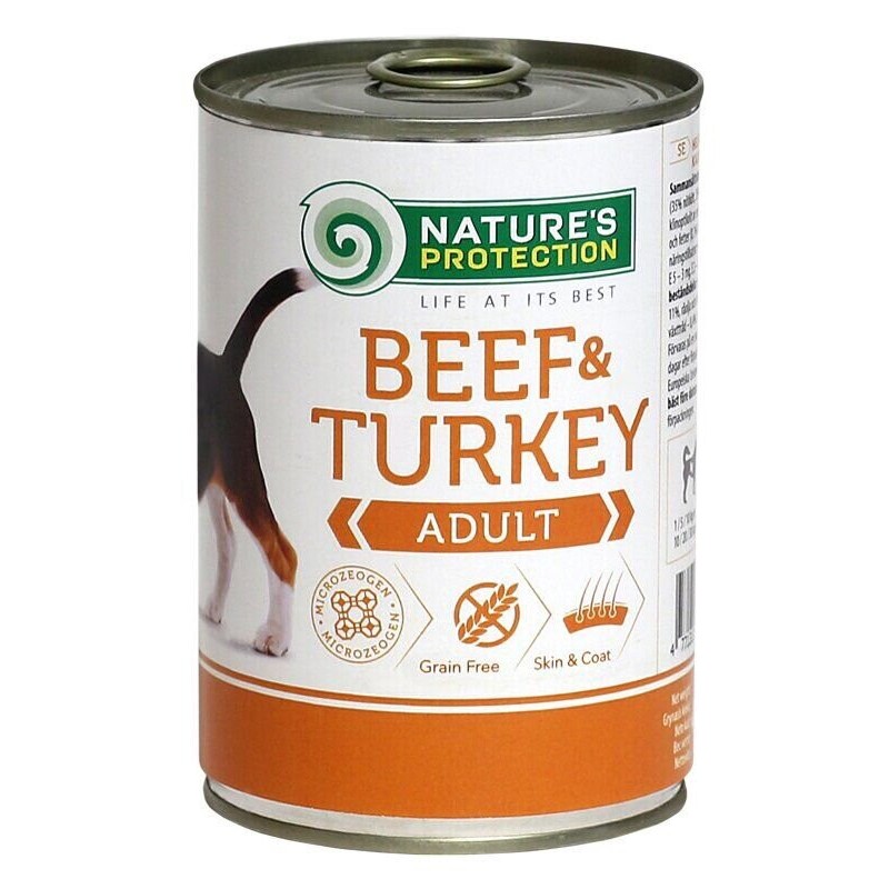 Nature's Protection Dog Adult Beef & Turkey Консерви для дорослих собак усіх порід з яловичиною та індичкою