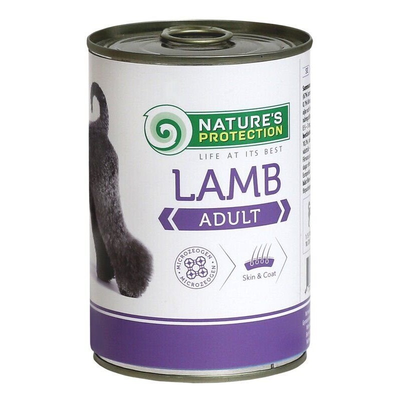 Nature's Protection Dog Adult Lamb Консервы для взрослых собак всех пород с ягненком