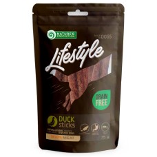 Nature's Protection Lifestyle Dog Adult Snacks Duck Sticks Ласощі для дорослих собак смужки сушена качка