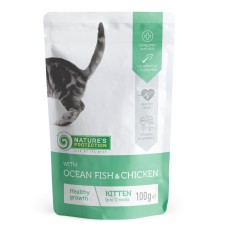 Nature's Protection Kitten Ocean Fish & Chicken Консерви для кошенят з океанічною рибою та куркою