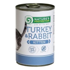 Nature's Protection Kitten Turkey & Rabbit Консерви для кошенят з індичкою та кроликом