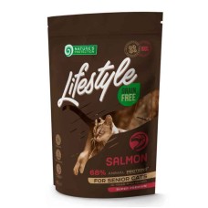 Nature's Protection Lifestyle Cat Senior Grain Free Salmon Беззерновий сухий корм для кішок з лососем