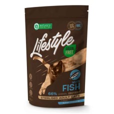 Nature's Protection Lifestyle Cat Adult Grain Free Sterilised White Fish Беззерновий сухий корм для стерилізованих кішок з білою рибою