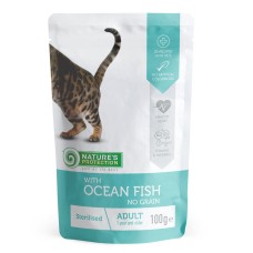 Nature‘s Protection Cat Adult Sterilised Ocean Fish Консерви для стерилізованих кішок із океанічною рибою