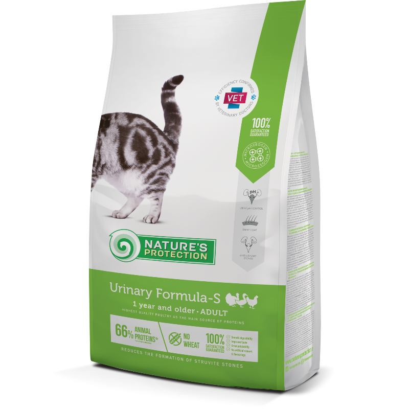 Nature's Protection Cat Adult Urinary Formula-S Сухий корм для стерилізованих кішок для профілактики та лікування МКБ