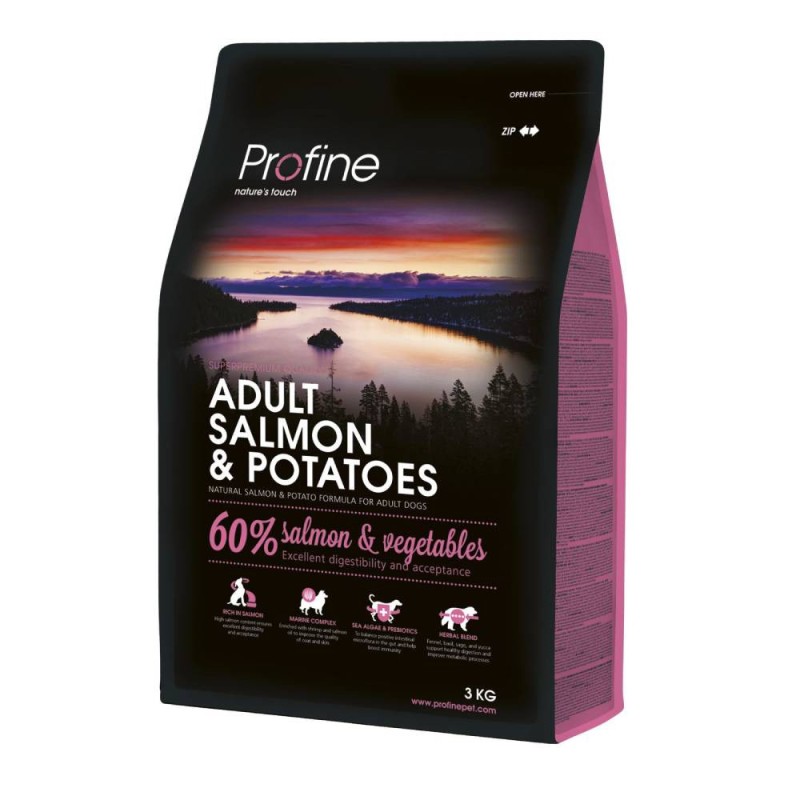Profine Dog Adult Salmon and Potatoes Сухий корм для дорослих собак з лососем та картоплею