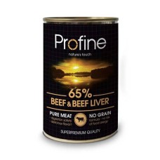 Profine Dog Beef and Beef Liver Консерви для дорослих собак з яловичиною та печінкою