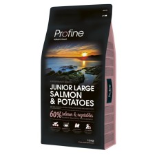 Profine Dog Junior Large Salmon and Potatoes Сухий корм для цуценят великих порід з лососем та картоплею