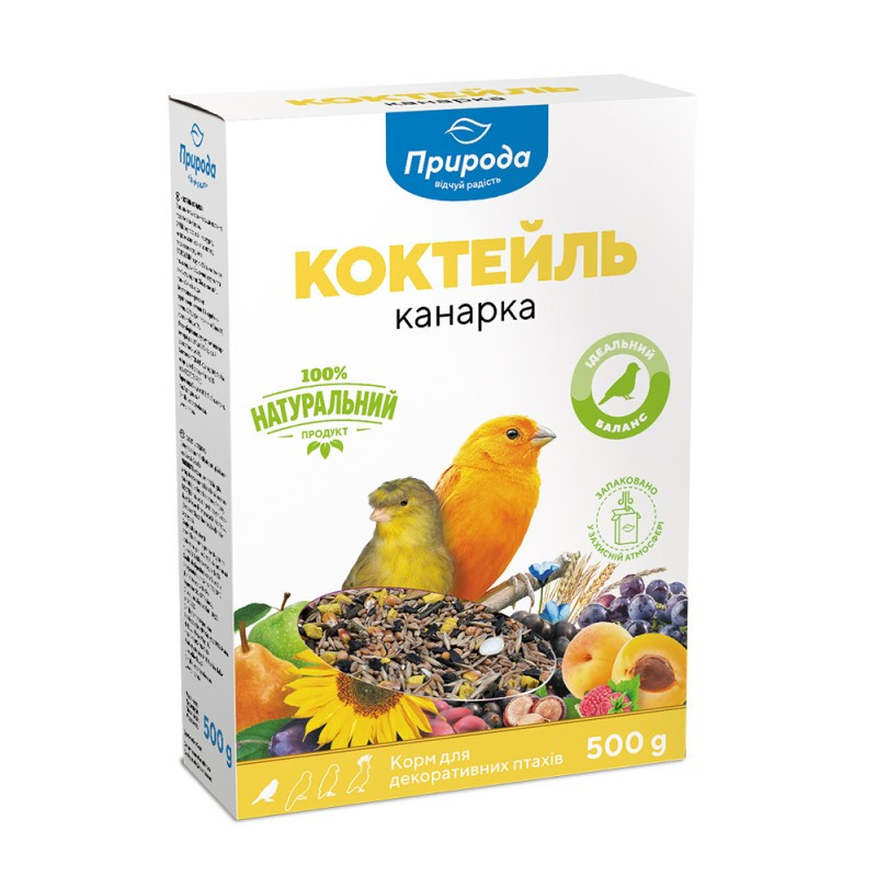 Природа Коктейль Канарка Корм для папуг