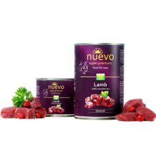 Nuevo Senior Lamb & Cranberries Консерви для літніх кішок з ягнятком та журавлиною