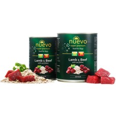 Nuevo Senior Lamb & Beef with Oat Flakes Консерви для літніх собак ягня з яловичиною та вівсяними пластівцями