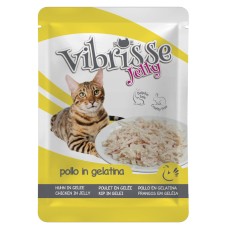 Vibrisse Adult Chicken in Jelly Консерви для дорослих кішок з курячим філе в желе у павуку