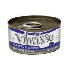 Vibrisse Adult Mackerel Консерви для дорослих кішок з макреллю у власному соку в банку