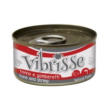 Vibrisse Adult Tuna & Shrimp Консерви для дорослих кішок з тунцем та креветками у банку