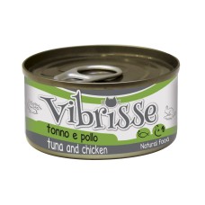 Vibrisse Adult Tuna & Chicken Консерви для дорослих кішок з тунцем та куркою у банку