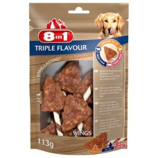 8in1 Triple Flavour Wings Ласощі для собак крильця з потрійним смаком