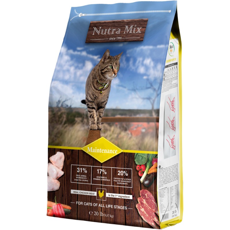 Nutra Mix Adult Cat Maintenance Formula Сухий корм для дорослих кішок із середньою активністю