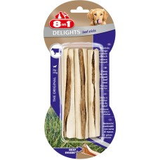 8in1 Beef Delights Sticks Ласощі жувальні палички з яловичиною 13 см