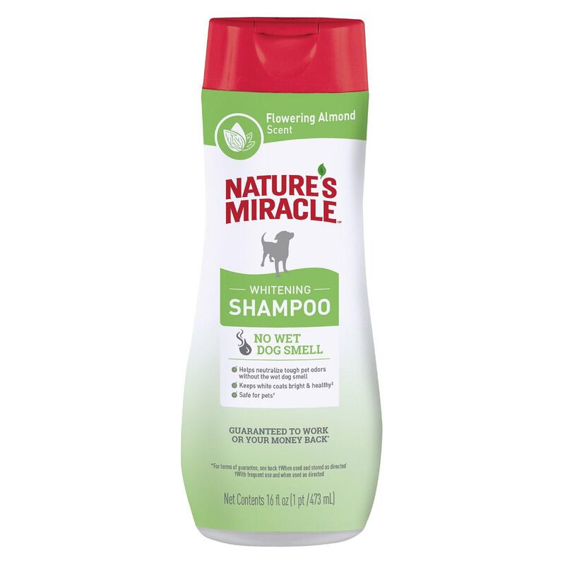 8in1 Natures Miracle Whitening Shampoo Шампунь для білої та світлої вовни собак