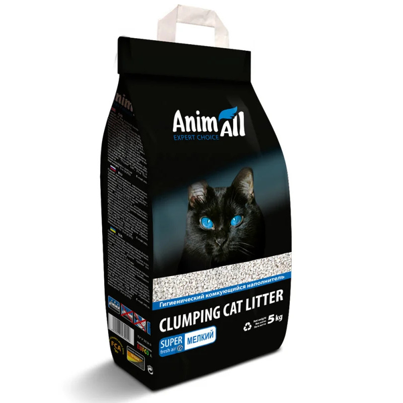 AnimAll Expert Choice Natural Бентонітовий наповнювач дрібний