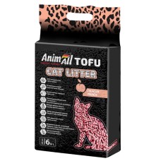 AnimAll Tofu Cat Litter Peach Гранульований наповнювач, що комкується, з персиком
