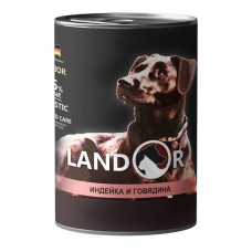 Landor Puppy All Breed Turkey & Beef Консерви для цуценят всіх порід з індичкою та яловичиною