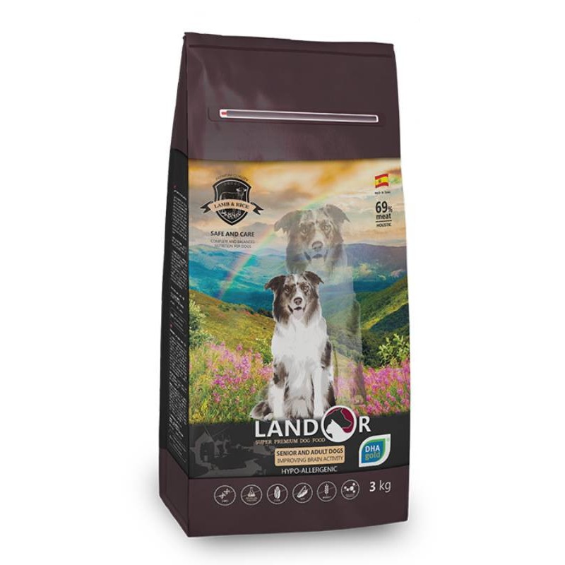 Landor Dog Senior & Adult Duck & Rice Сухий корм для літніх собак з качкою та рисом