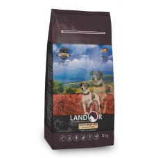 Landor сухий корм для дорослих собак з ягнятком і бататом.