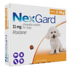 NexGard Таблетки від бліх та кліщів для собак від 2 кг до 4 кг