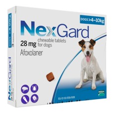 NexGard Таблетки від бліх та кліщів для собак від 4 кг до 10 кг