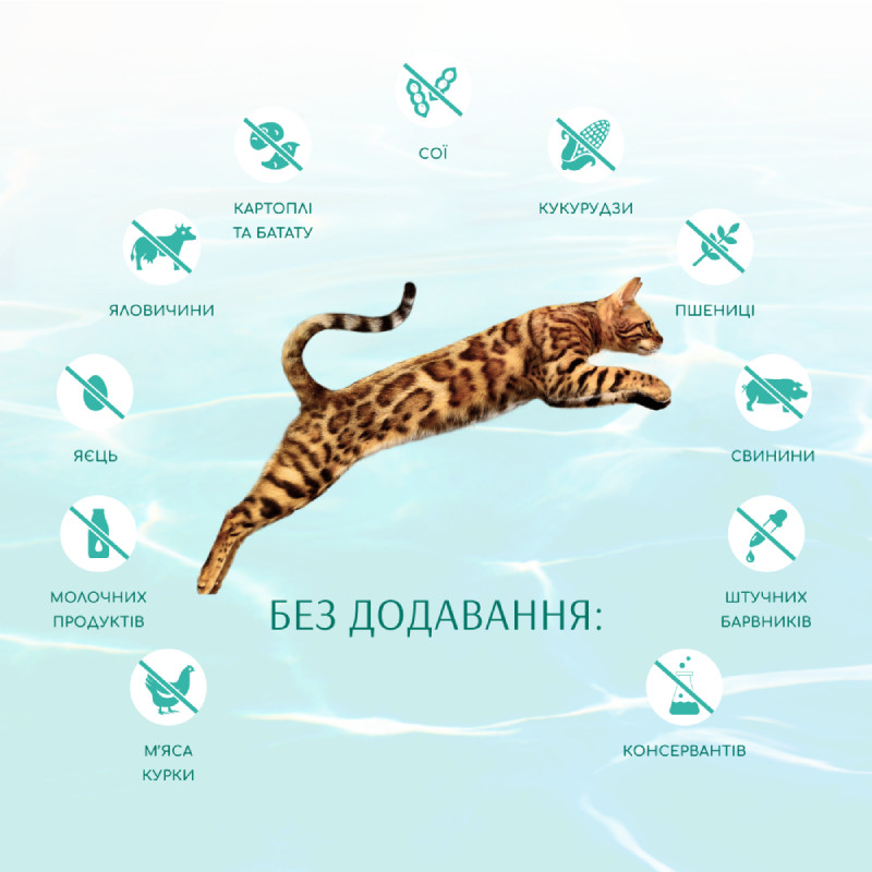 Optimeal Cat Beauty Fitness Healthy Weight & Joints Беззерновий сухий корм для дорослих кішок для суглобів та оптимальної ваги