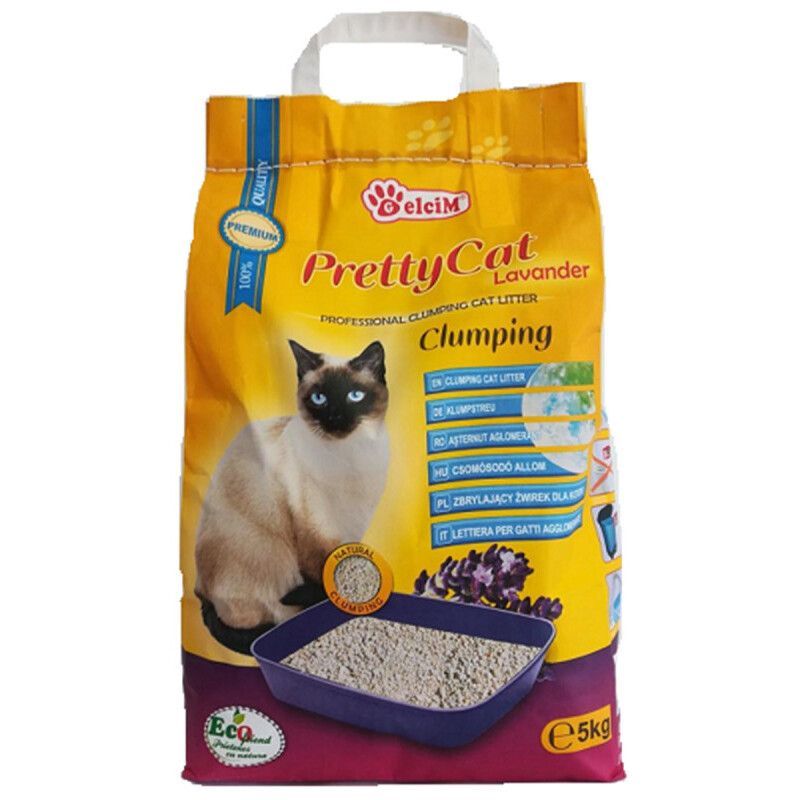 Pretty Cat Clumping Lavander Бентонітовий наповнювач з ароматом лаванди