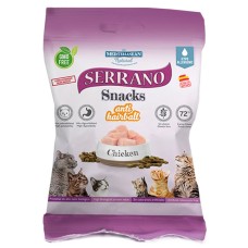 Mediterranean Natural Serrano Snacks Cat Anti Hairball Chicken Ласощі для дорослих кішок з куркою
