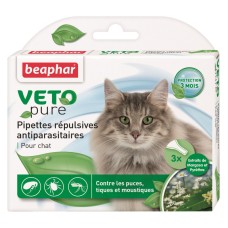 Beaphar Bio Spot On Veto pure Краплі від бліх кліщів та комарів для дорослих кішок