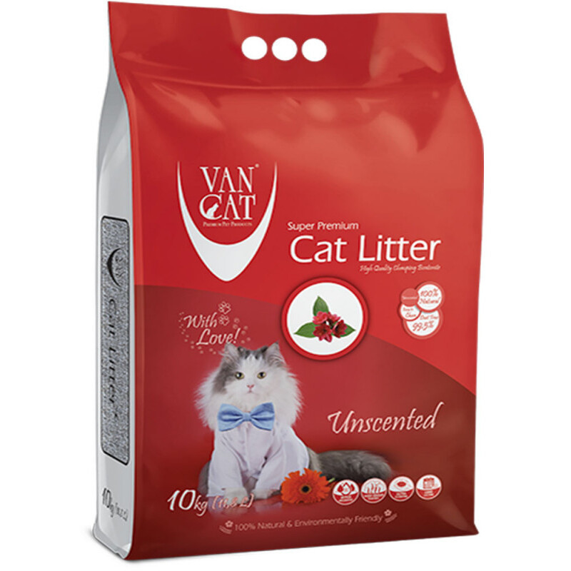 Van Cat Unscented бентонітовий наповнювач, що комкується