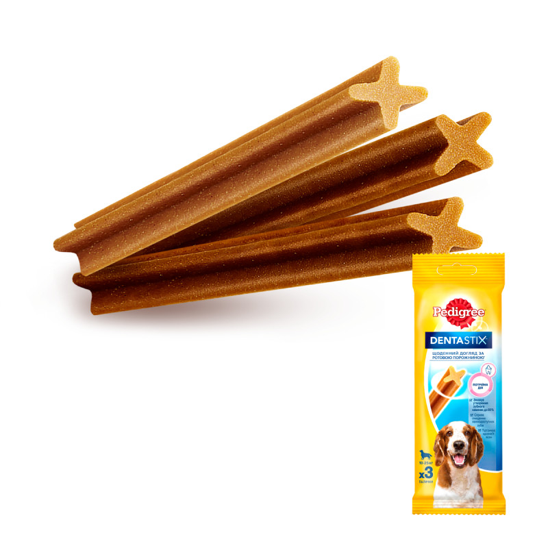 Pedigree Denta Stix Ласощі для собак жувальні палички