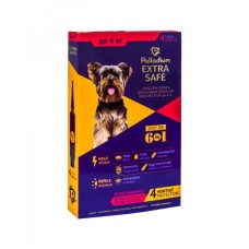 Palladium Extra Safe Краплі від бліх кліщів та глистів для собак до 4 кг