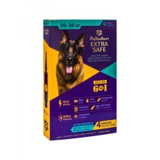 Palladium Extra Safe Краплі від бліх кліщів та глистів для собак від 20 до 30 кг