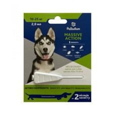 Palladium Massive Action Краплі від бліх та кліщів для собак від 10 до 25 кг