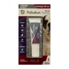 Palladium Strong Effect Краплі від бліх кліщів та комарів для собак від 40 кг