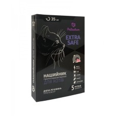 Palladium Extra Safe Нашийник від бліх та кліщів для кішок та собак дрібних порід 35 см