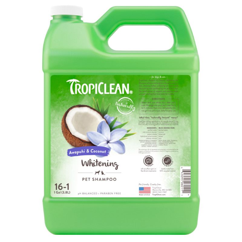 TropiClean Ginger & Coconut Шампунь Імбир та кокос для собак та котів