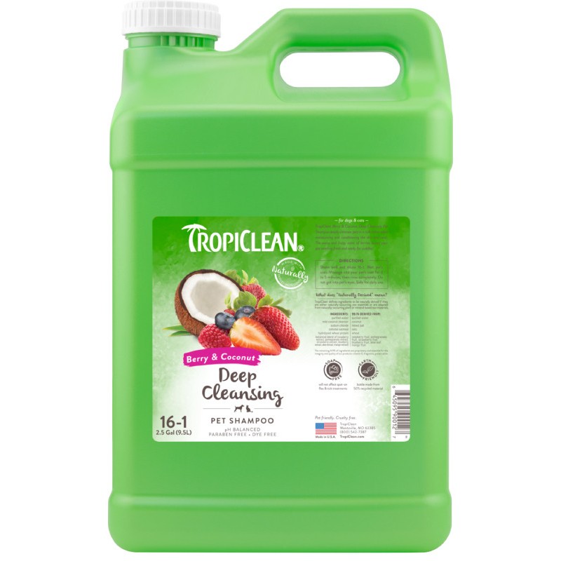 TropiClean Berry & Coconut Шампунь Ягода та кокос для собак та кішок