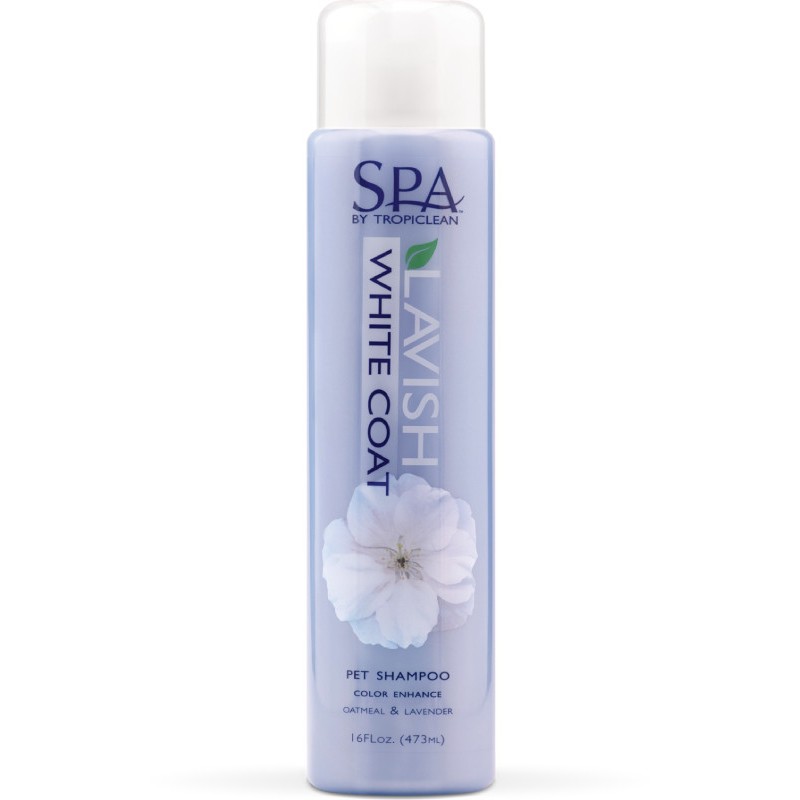 TropiClean SPA White Coat Шампунь Для білої вовни для собак та котів