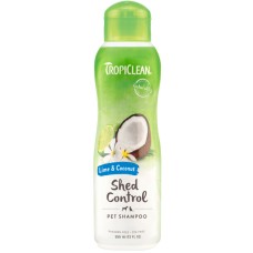 TropiClean Deshedding Lime & Coconut Шампунь Лайм та кокос для собак та котів