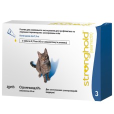 Zoetis Стронгхолд 6% Краплі для котів 0,75 мл