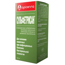 Apicenna Сульфетрісан Препарат для лікування тварин при хворобах бактеріальної етіології